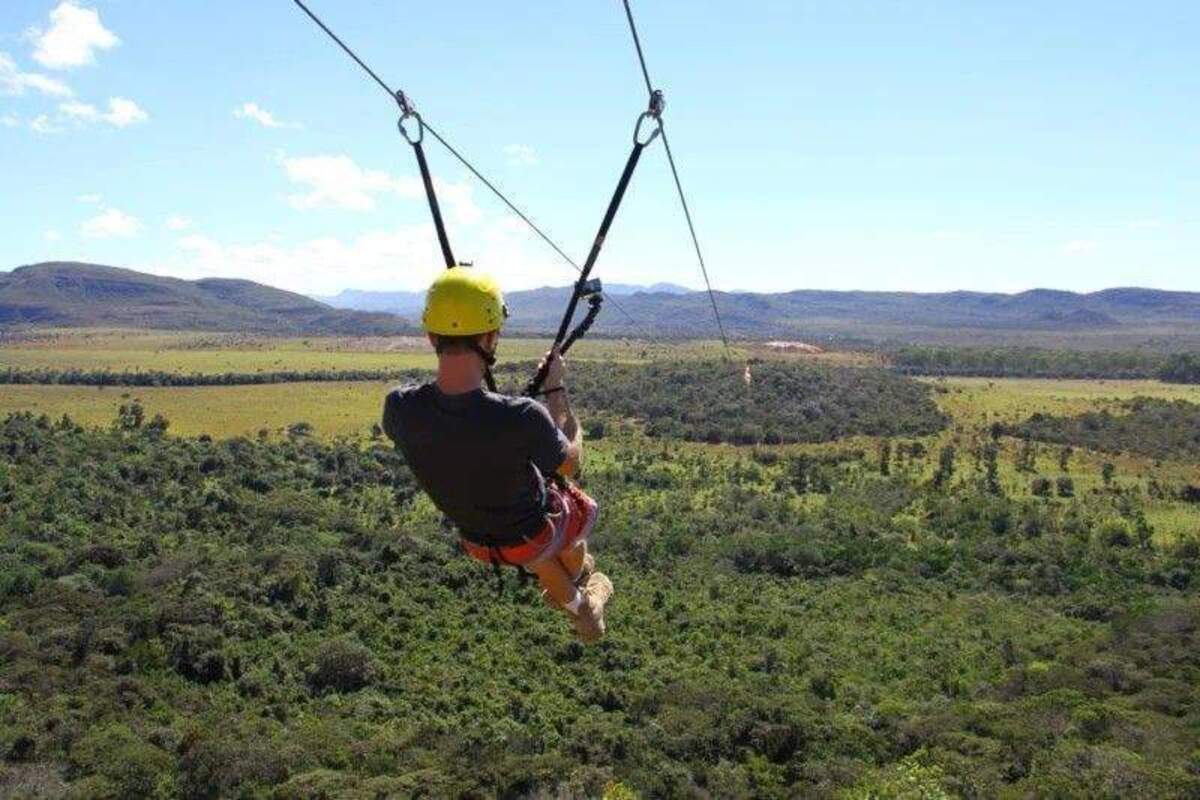  The View from 850 Meters Up. If you want to see the Cerrado, fly over it. The Voo do Gaviao is pure adrenaline with a side of endless green horizons. Photo credit: Felipe and Melissa Machado TripVista360 