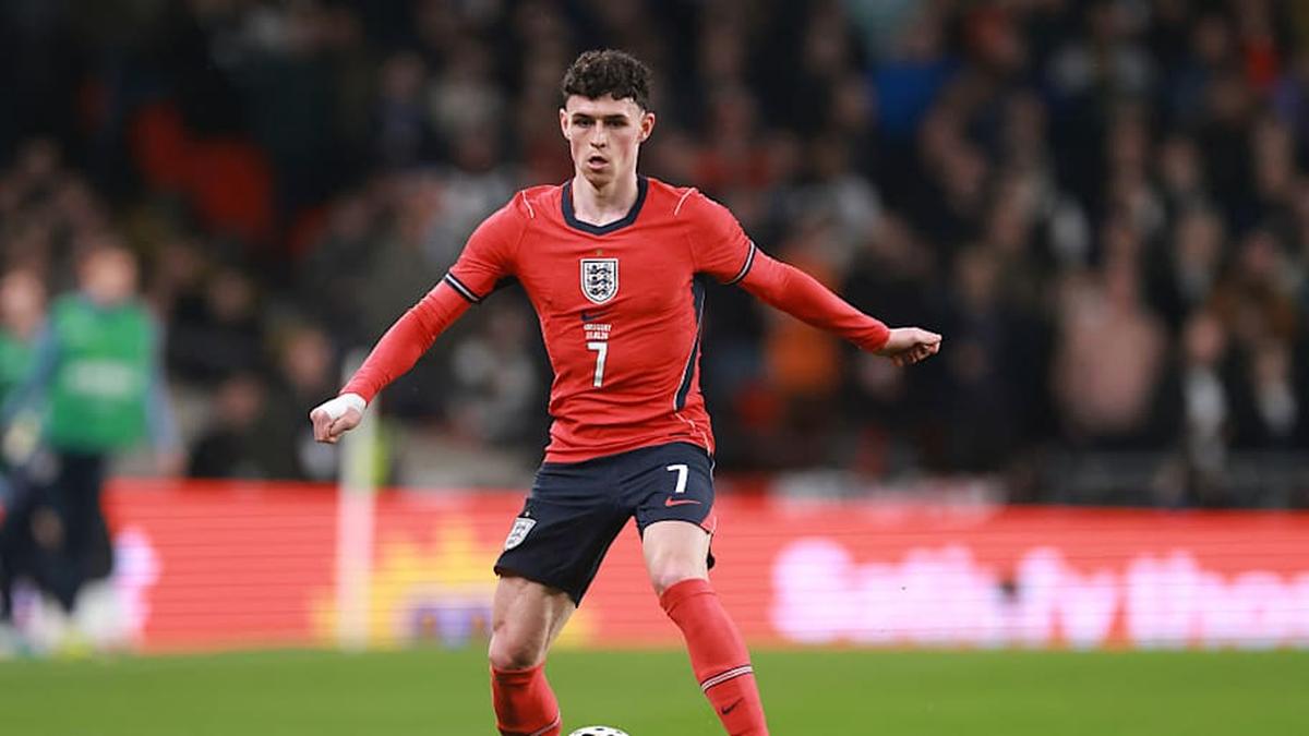  Foden could yet start for England at the World Cup. | Catherine Ivill/AMA/Getty Images 