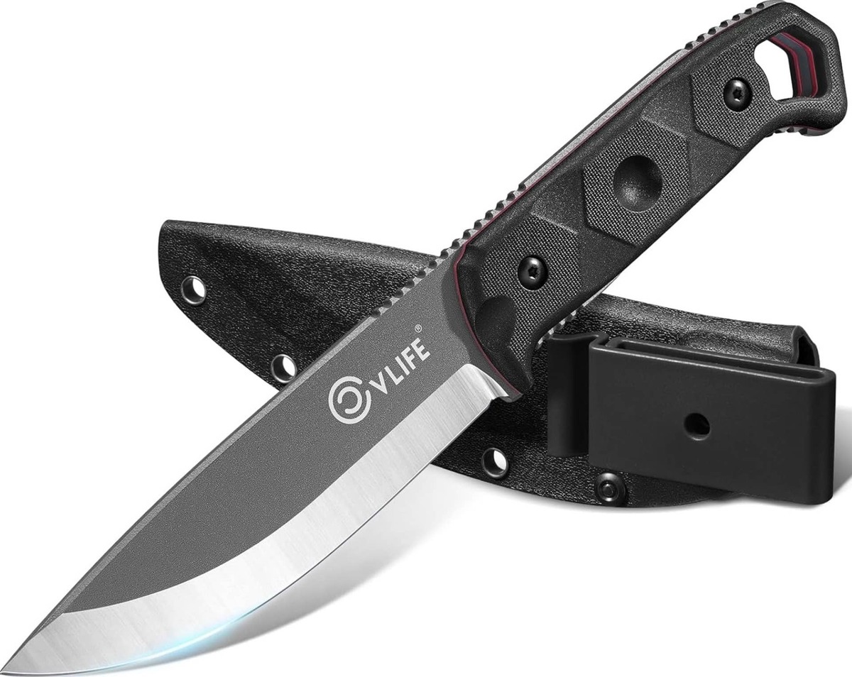  CVLIFE Fixed Blade D2 Camping Knife with Sheath, $20 at Amazon Courtesy of Amazon