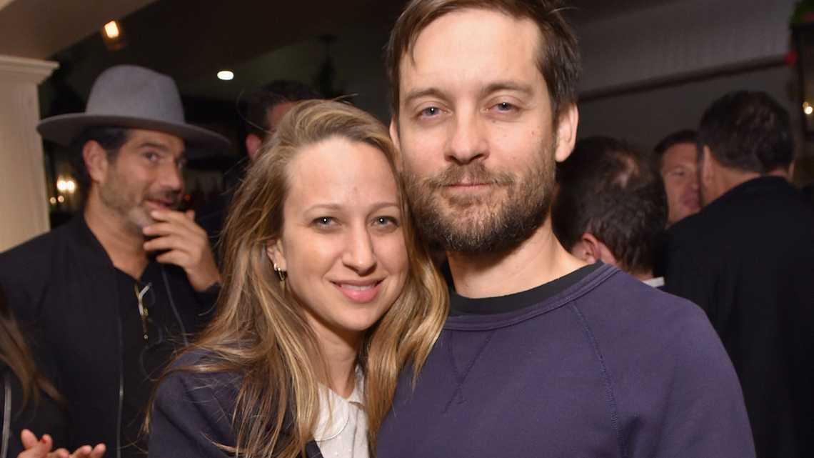Tobey Maguire officiates ex-wife Jennifer Meyer's wedding to Geoff Ogunlesi in Hawaii 
