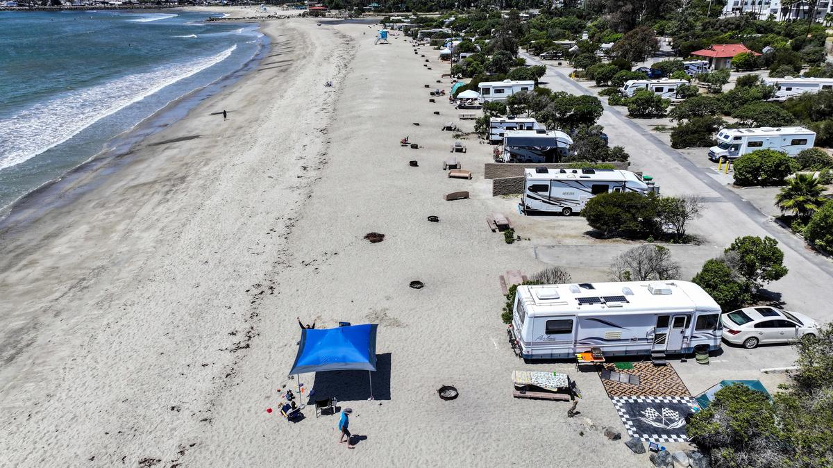 Doheny State Beach Campground in Dana Point, CA, on Tuesday, April 28, 2026. A community meeting is set to discuss changes to the campgrounds including; improving coastal flooding resistance, restroom updates and larger campsites – but the changes mean the popular spot will be shut down for a long time.  (Photo by Jeff Gritchen, Orange County Register/SCNG)