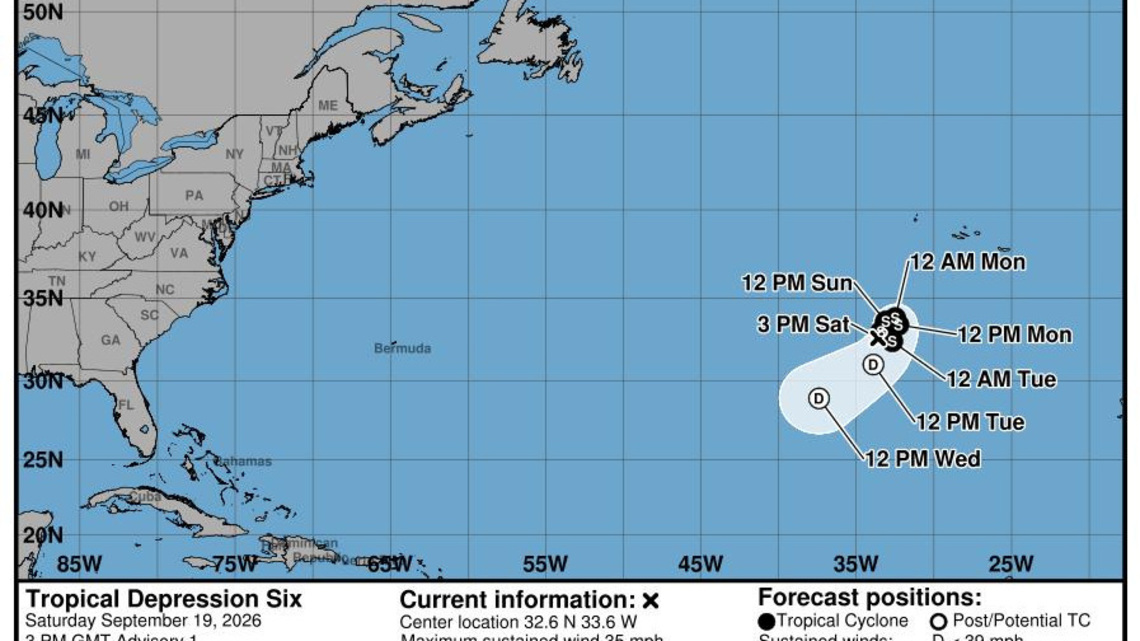 Hurricane center eyes depression that could become Tropical Storm Fay