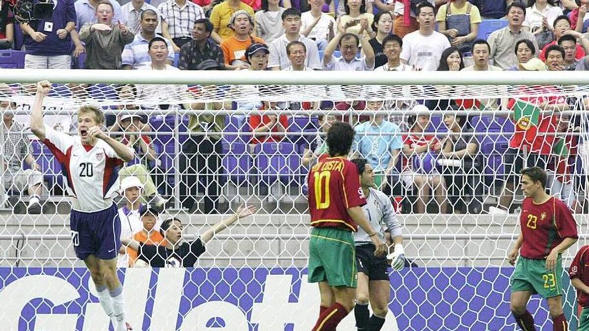  The USMNT was not anticipated to find any success at the 2002 World Cup. | Henri Szwarc/Bongarts/Getty Images 
