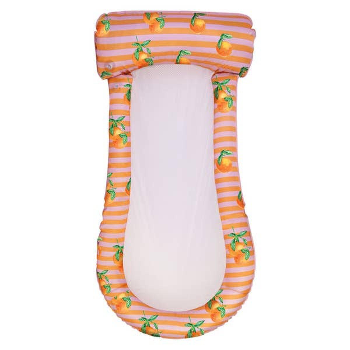  Crane Pool Lounge, Orange Print.