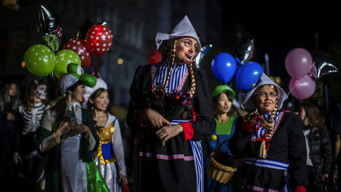 Tricking and treating has a history