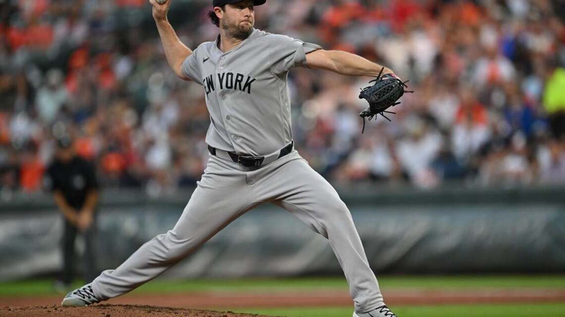 Gerrit Cole, Yankees blank Orioles to clinch sweep 