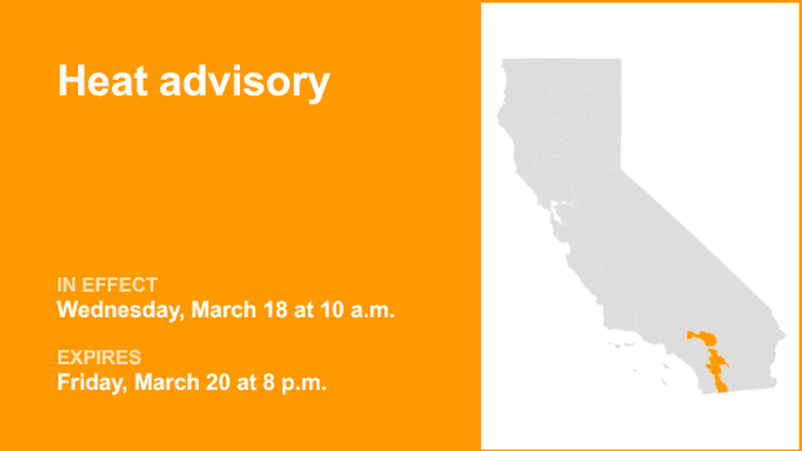 UPDATE: San Bernardino County Mountains under a heat advisory until Friday evening 