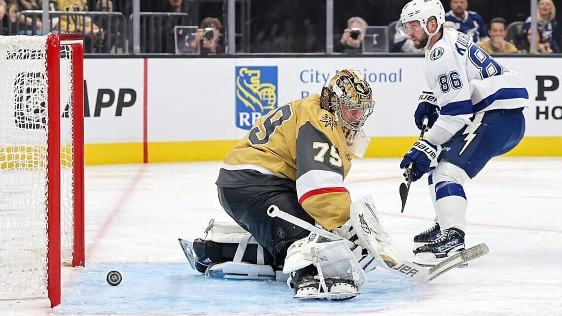 Nikita Kucherov's points milestone helps Lightning thrash Knights