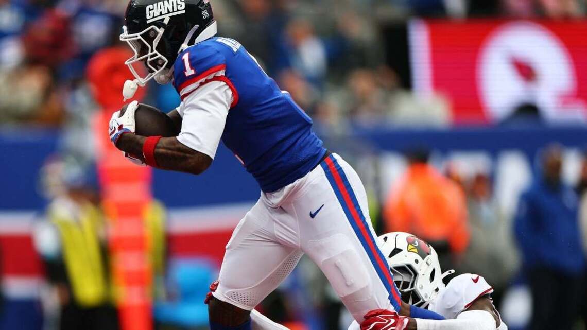 Giants WR Malik Nabers sits out practice with 'sore' right knee 