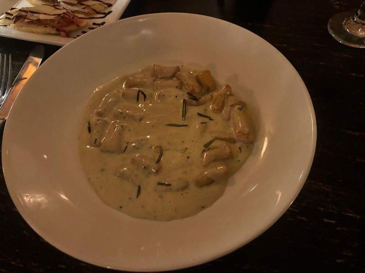  I got my carbs in at Pesce Italian. Photo credit: Judy Antell 