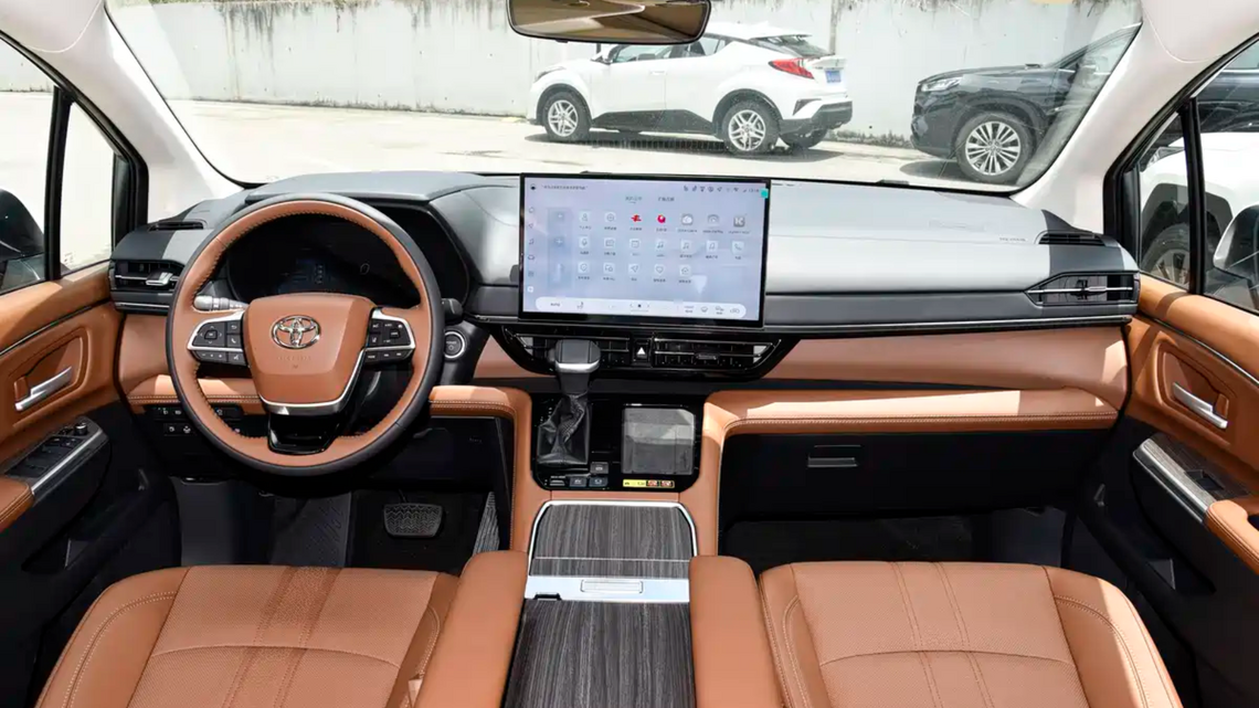 Updated Toyota Sienna Revealed With a Massive Center Screen 