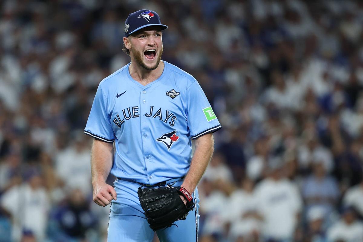  Toronto Blue Jays pitcher Trey Yesavage (39)  © Kiyoshi Mio-Imagn Images