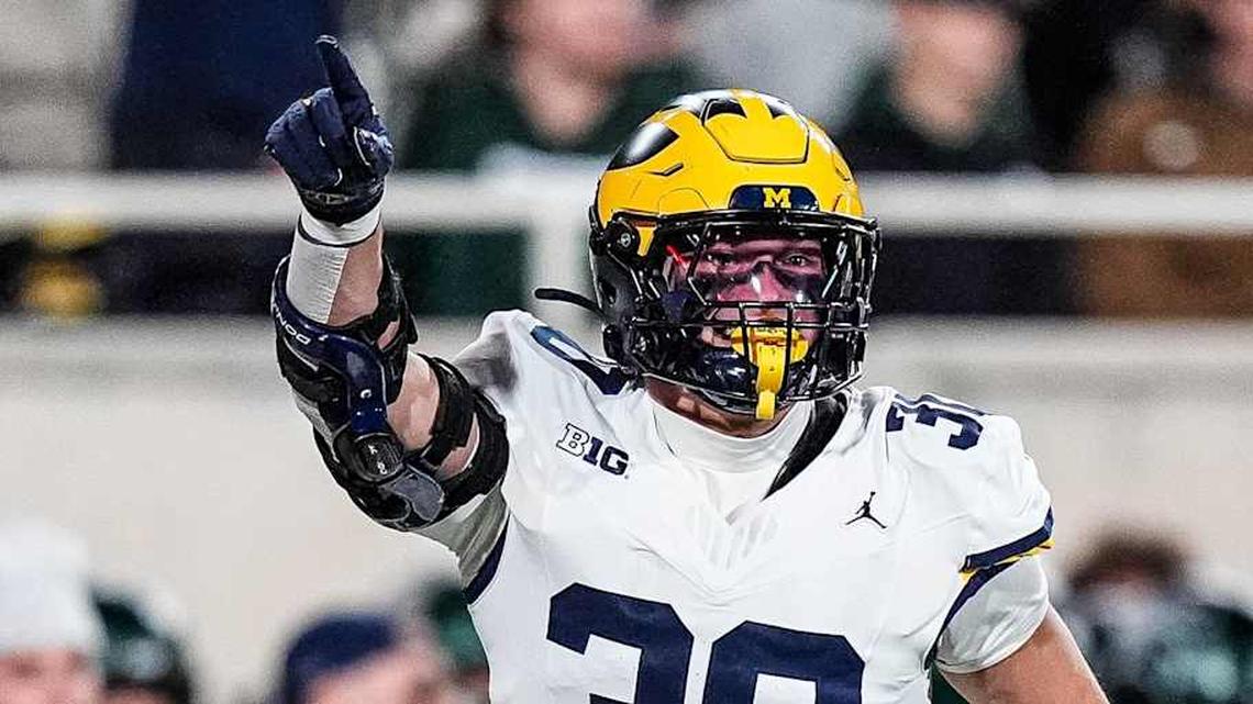 Lions Host Wolverines LB for Pre-Draft Visit