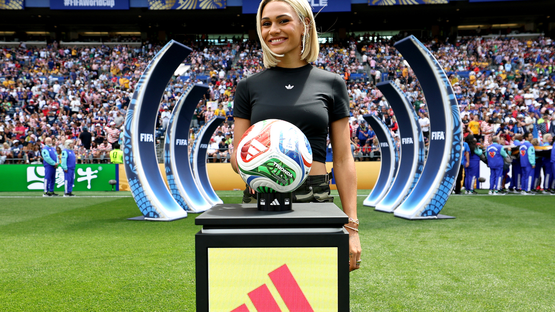 Soccer Star Trinity Rodman Debuts Blonde Bob at Team USA's World Cup Match 