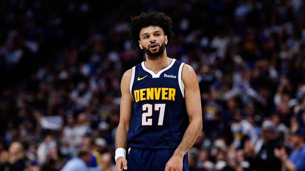  Apr 27, 2026; Denver, Colorado, USA; Denver Nuggets guard Jamal Murray (27) in the first quarter against the Minnesota Timberwolves during game five of the first round of the 2026 NBA Playoffs at Ball Arena. | Isaiah J. Downing-Imagn Images 