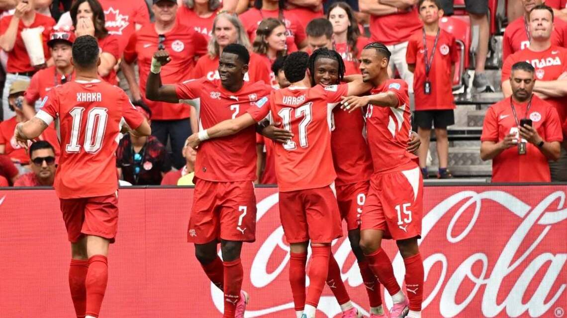 Canada fall short in 2-1 loss to Switzerland, both advance to round of 32 
