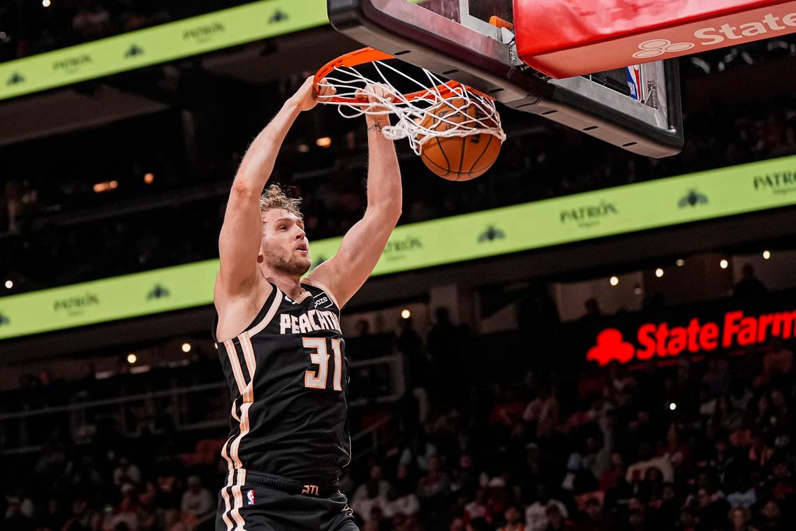  Atlanta Hawks center Jock Landale (31) Dale Zanine-Imagn Images