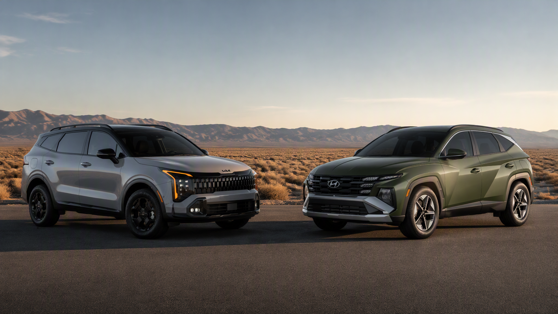 We Compared the 2026 Hyundai Tucson and Kia Sportage. One Comes Out Ahead