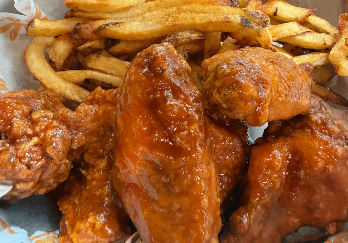  Yo Mama’s wings are made with a housemade sauce. Photo credit: Cherith Glover Fluker 