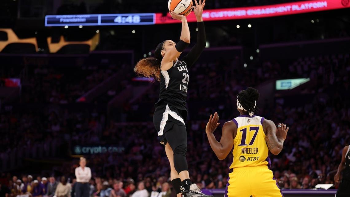 Aces hope return matchup with Sparks proves just as beneficial 