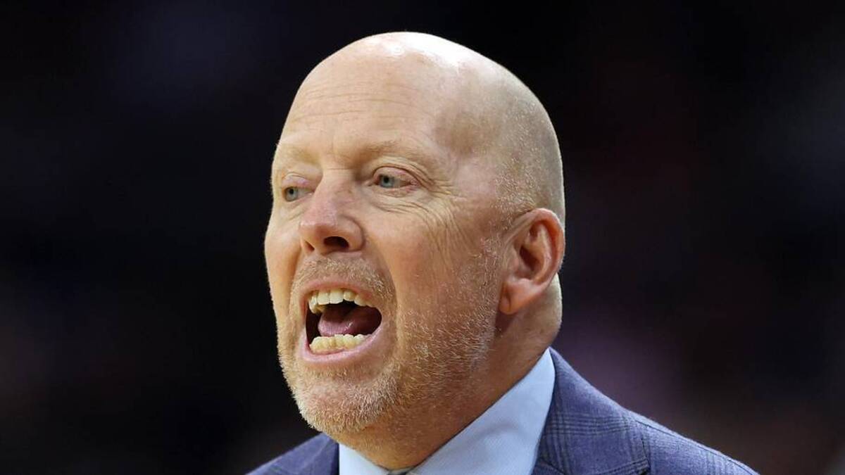 Mar 22, 2026; Philadelphia, PA, USA; UCLA Bruins head coach Mick Cronin reacts in the first half during a second round game of the men's 2026 NCAA Tournament at Xfinity Mobile Arena. Mandatory Credit: Bill Streicher-Imagn Images | Bill Streicher-Imagn Images 