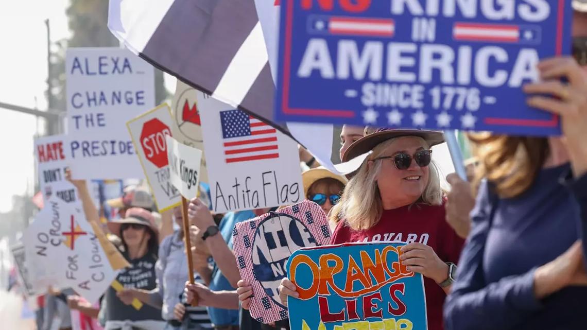 Millions protest Trump globally during Saturday's ‘No Kings' rallies