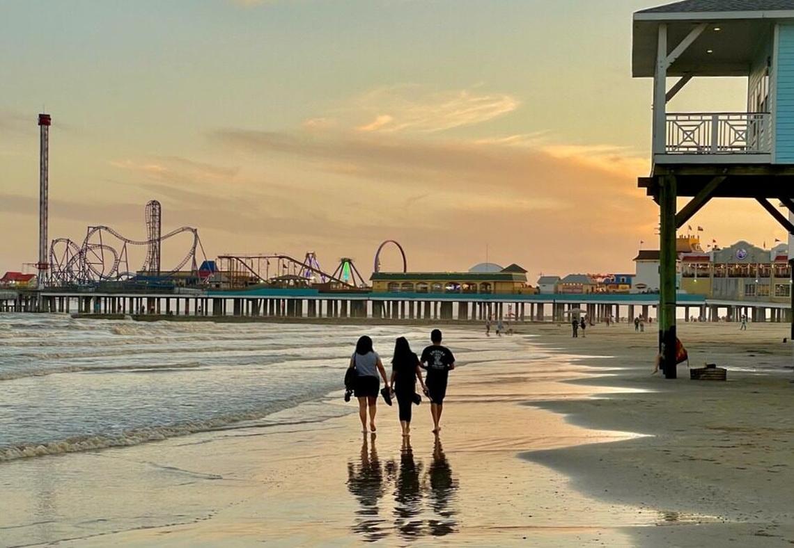  Just a short drive away from Houston are several beaches worth a day trip or weekend trip with the family. Photo credit: Visit Galveston Island 