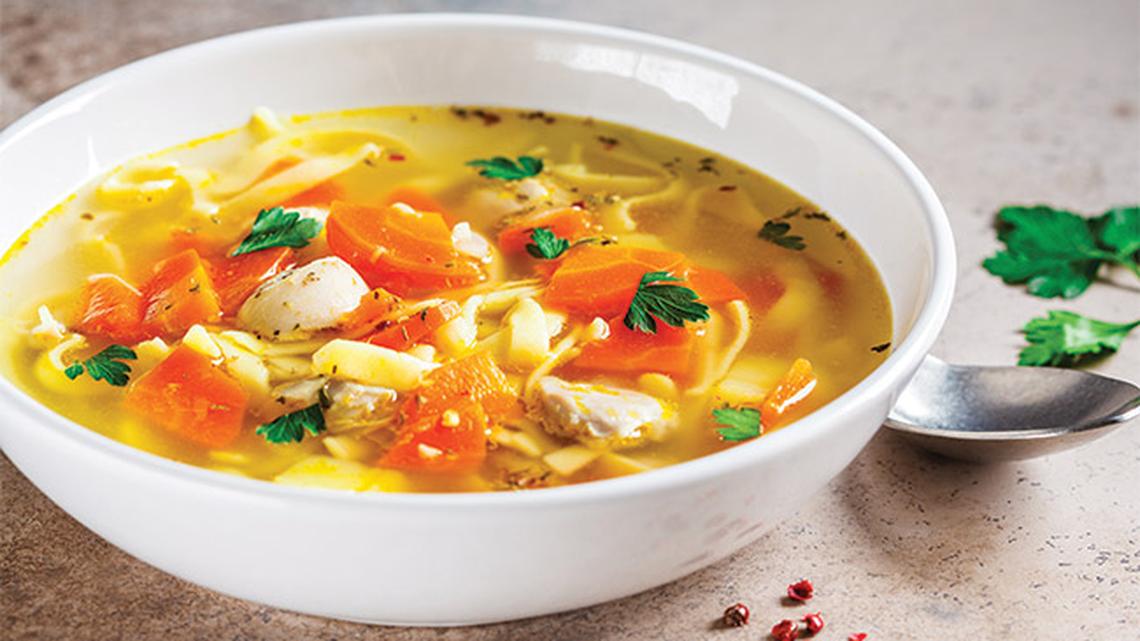 
        Stop the Sniffles with Sick Day Soup
       