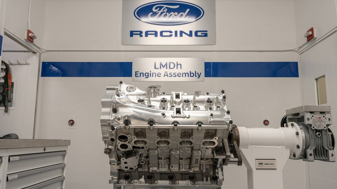 Ford's Le Mans Hypercar V8 Screams Past 9,000 RPM