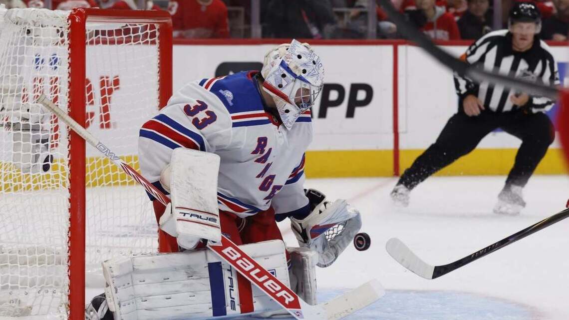 Dylan Garand picks up first shutout as Rangers top Red Wings 
