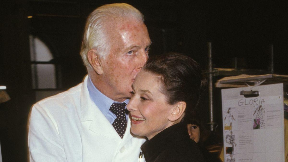 Count Hubert de Givenchy Audrey Hepburn and in 1991Getty