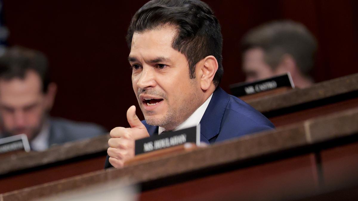 House Select Intelligence Committee Holds Hearing On Worldwide Threats Assessment. U.S. Rep. Jimmy Gomez (D-CA) speaks during a House Select Intelligence Committee hearing on March 19, 2026 in Washington, DC. The hearing was held to assess worldwide threats in 2026. 