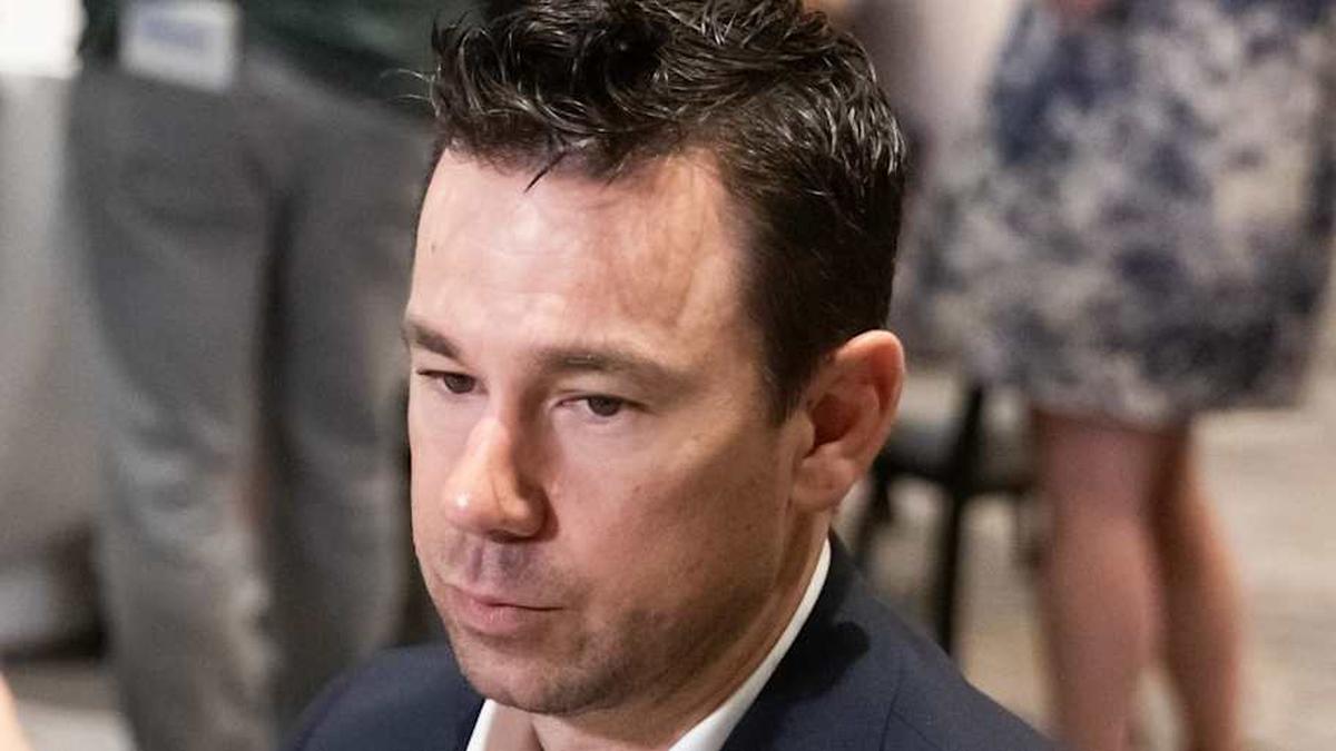  Mar 31, 2026; Phoenix, AZ, USA; Las Vegas Raiders head coach Klint Kubiak during the 2026 NFL Annual League Meeting at the Arizona Biltmore. Mandatory Credit: Mark J. Rebilas-Imagn Images | Mark J. Rebilas-Imagn Images 