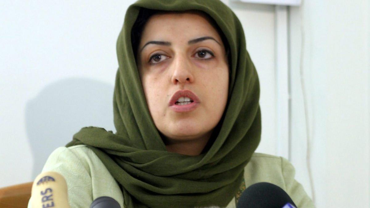 Imprisoned Iranian human rights activist Narges Mohammadi, shown here speaking during a conference in 2005, was transferred from Evin prison in Tehran to a hospital to receive specialized medical care, her foundation announced Sunday. File Photo by Abedin Taherkenareh/EPA-EFE