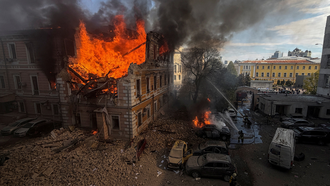 Kyiv Science Academy hit, 10 dead as Russian jet-drones strike across Ukraine