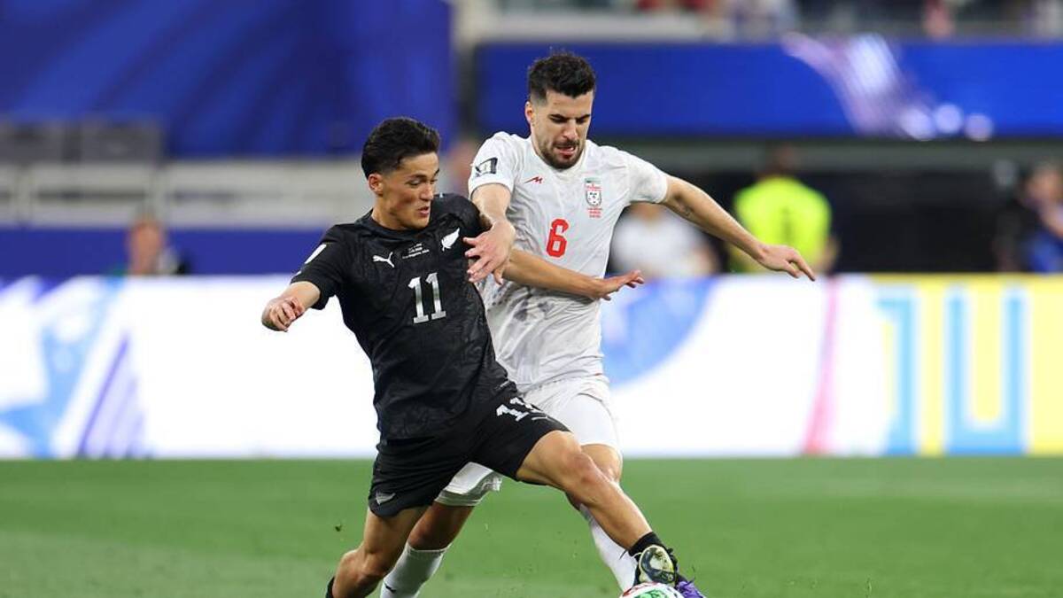  Iran drew 2–2 with New Zealand in its World Cup opener. | Harry How/Getty Images 
