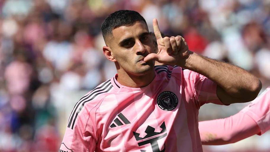  Germán Berterame scored his second goal in as many games for Inter Miami. | Tanner Pearson/Clarkson Creative/Getty Images 