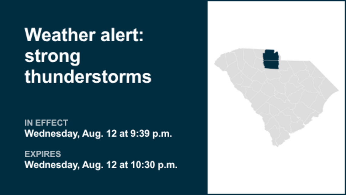 UPDATE: Weather alert for Spartanburg County until early Thursday, says the NWS 