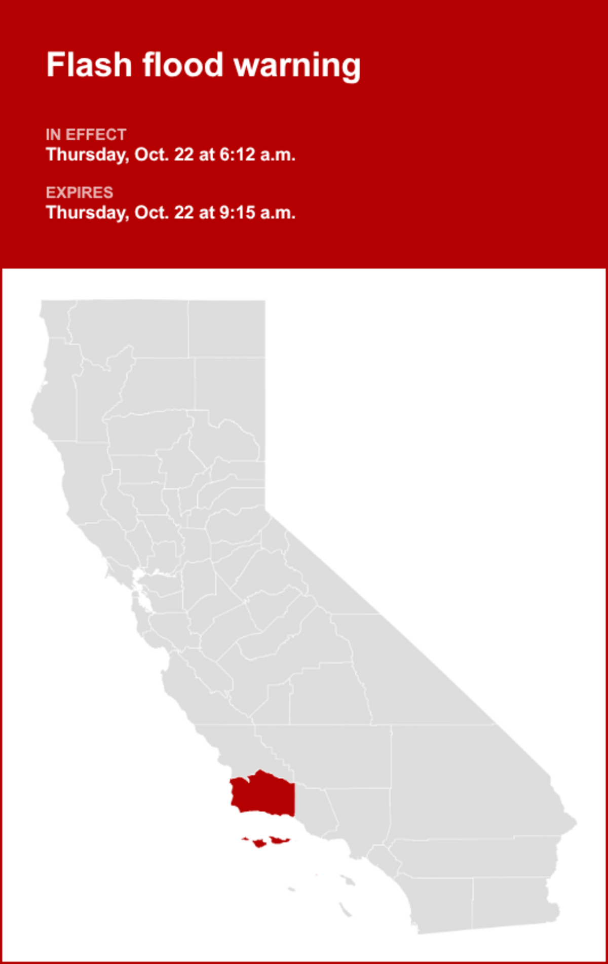 UPDATE: Flash flood warning issued for Santa Barbara County until ...