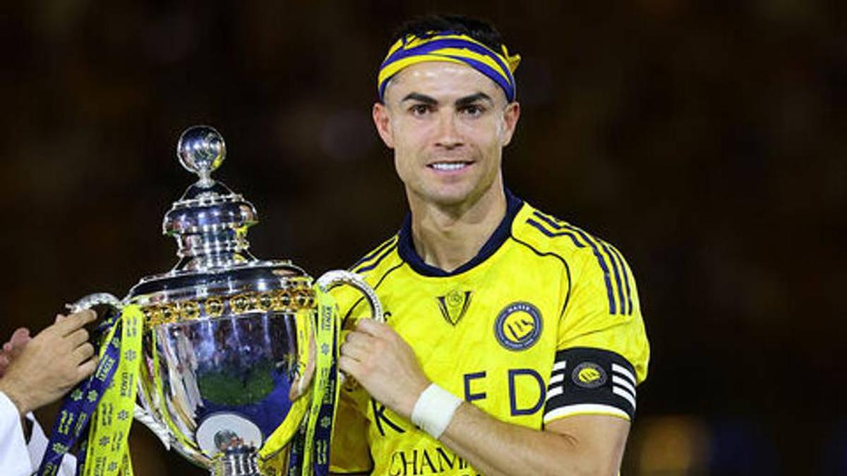  Ronaldo won the Saudi Pro League on Thursday. | Fayez Nureldine/AFP/Getty Images 