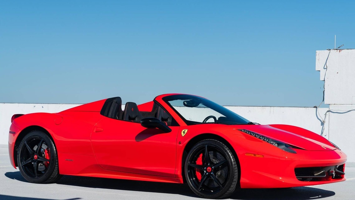 2013 Ferrari 458 Spider for Sale With 6,900 Miles