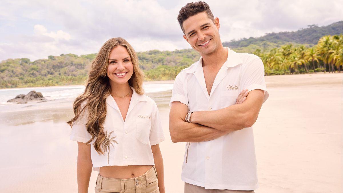 Hannah Brown and Wells Adams in 2025Disney/Sami Drasin