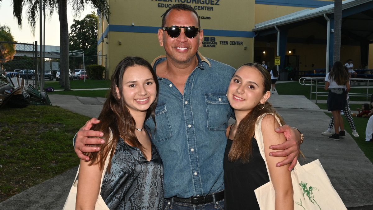 Natasha Rodriguez, Alex Rodriguez and Ella Rodriguez in 2022Getty