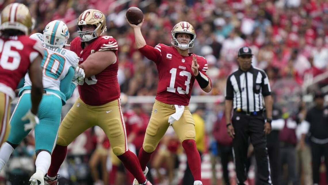 Brock Purdy sharp as 49ers cruise past Dolphins