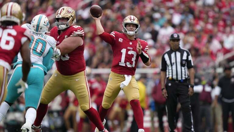 Brock Purdy sharp as 49ers cruise past Dolphins 
