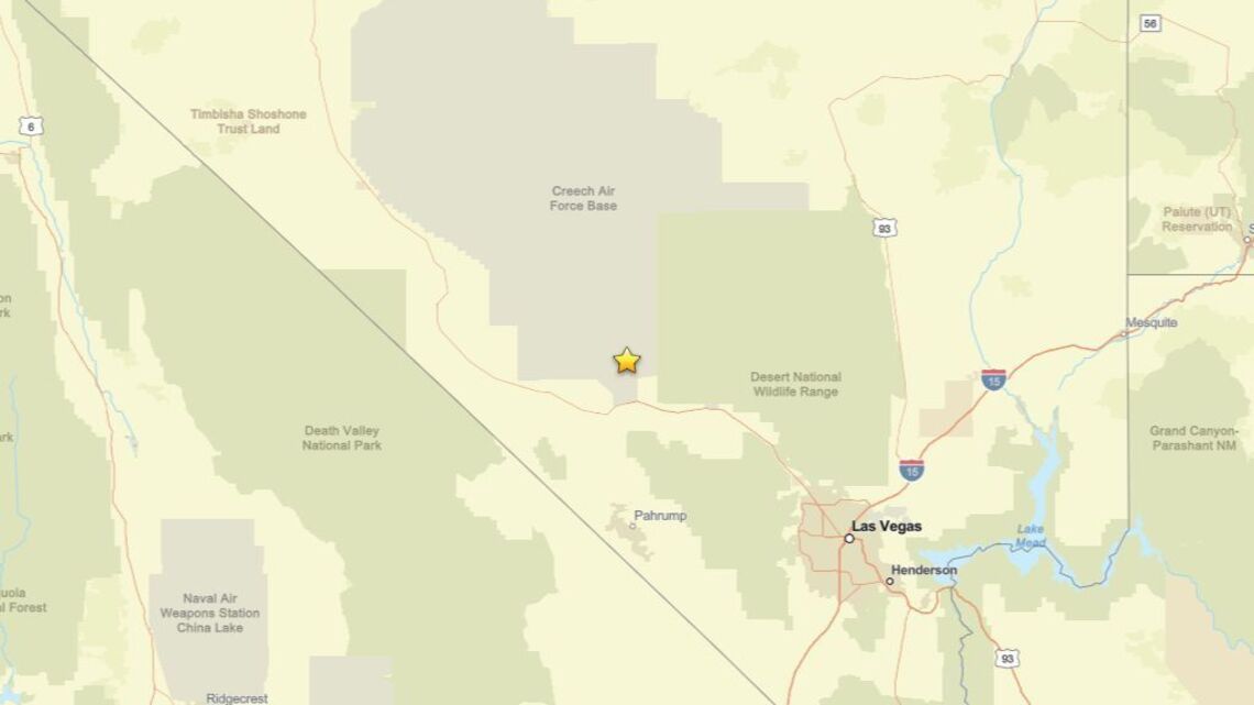 Update: 2.5 magnitude earthquake rattles close to Indian Springs, NV on Aug. 9 