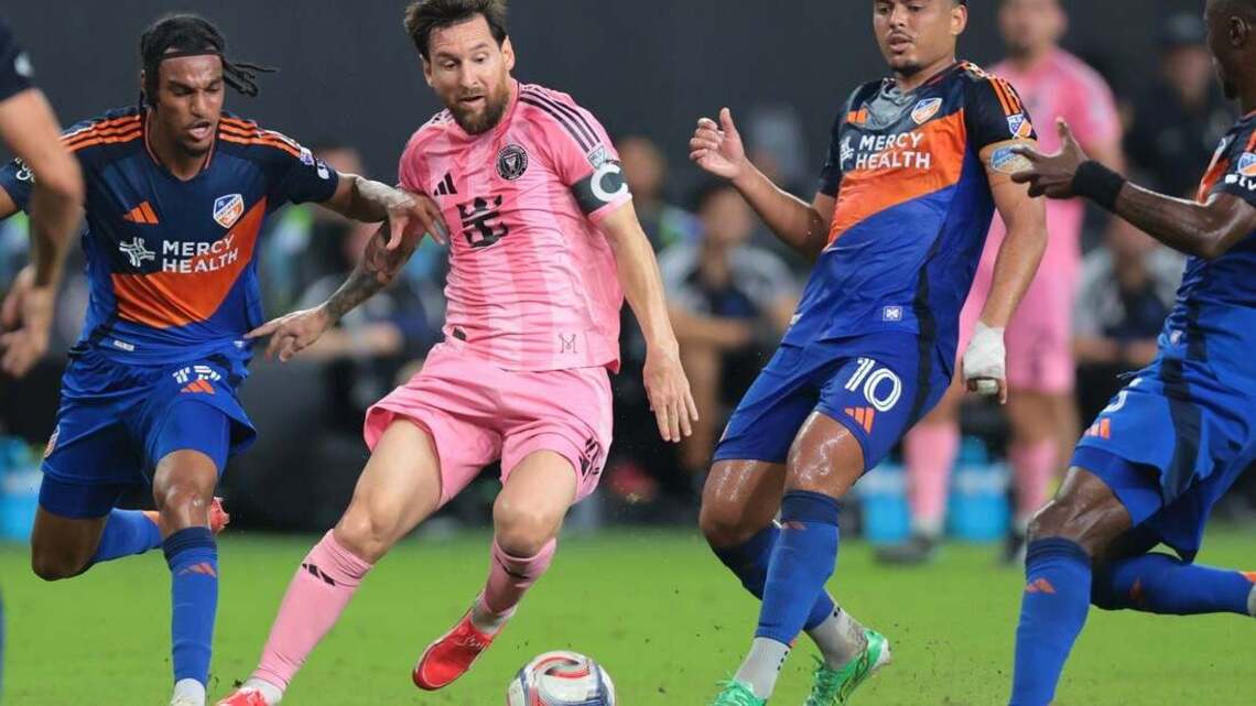 Inter Miami score late to eke out draw against FC Cincinnati