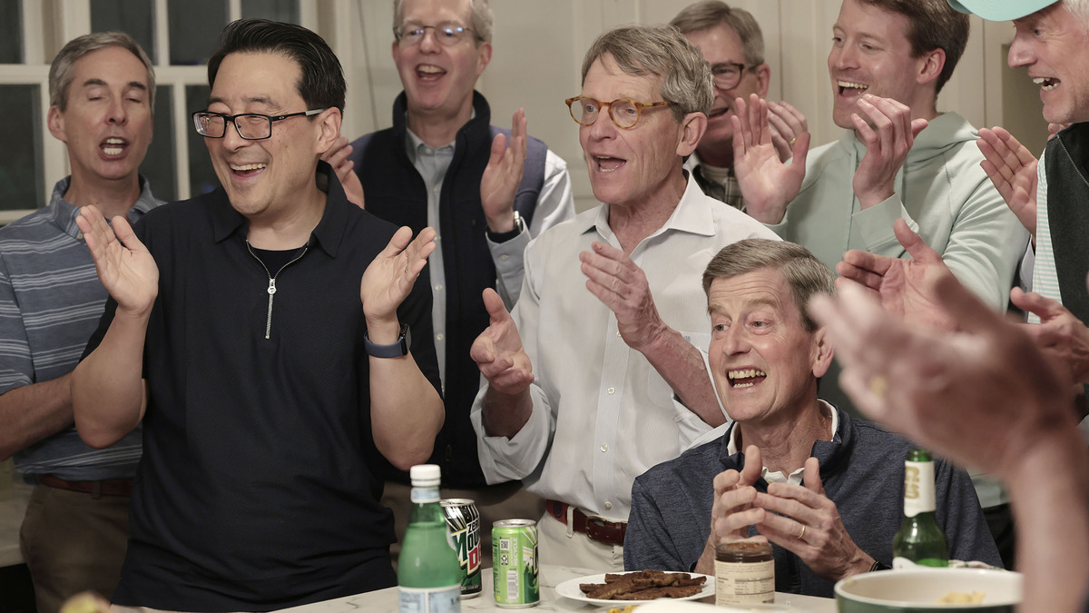 The Tonics' members have a variety of careers. Among the group are teachers, attorneys, and several doctors. "We have pretty much every affliction covered," joked Tonics cofounder Jim Buck. (Elizabeth Robertson/The Philadelphia Inquirer/TNS)