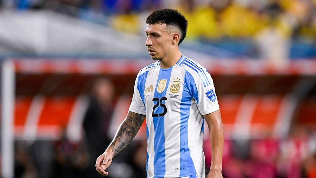  Martínez won the World Cup with Argentina in 2022. | Pablo Morano/BSR Agency/Getty Images 