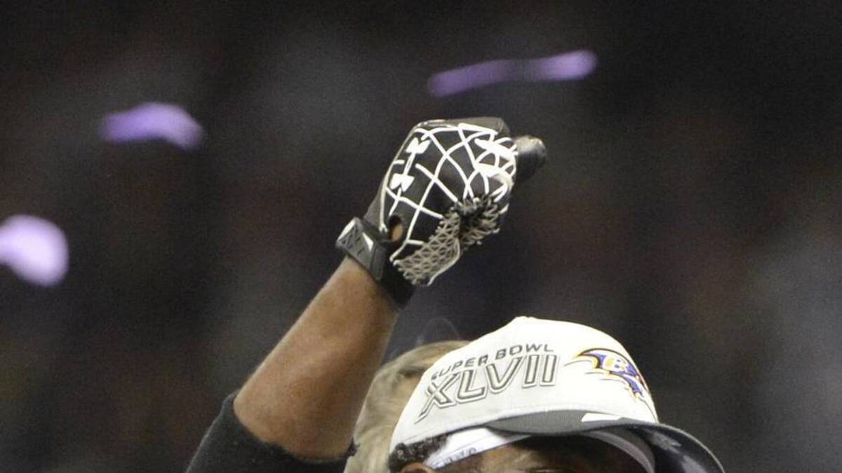  Baltimore Ravens free safety Ed Reed (20) after winning Super Bowl XLVII against the San Francisco 49ers. | Kirby Lee-Imagn Images 